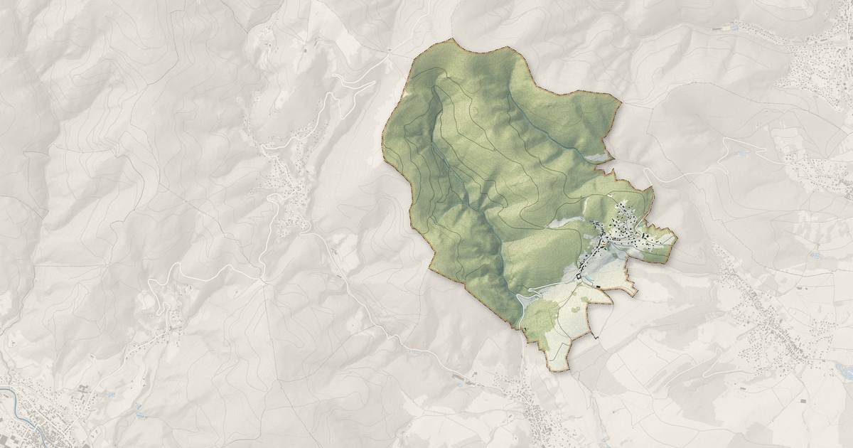 Portrait cartographique de Rammersmatt : relief, eau, forêts, bâti et voies, calculés à partir des données de l'IGN