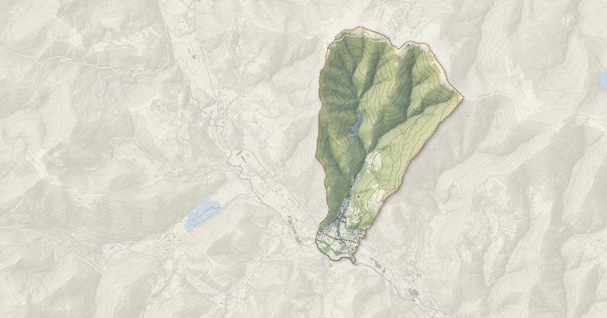 Portrait cartographique de Ranspach : relief, eau, forêts, bâti et voies, calculés à partir des données de l'IGN