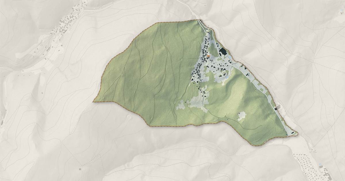 Portrait cartographique de Rimbachzell : relief, eau, forêts, bâti et voies, calculés à partir des données de l'IGN