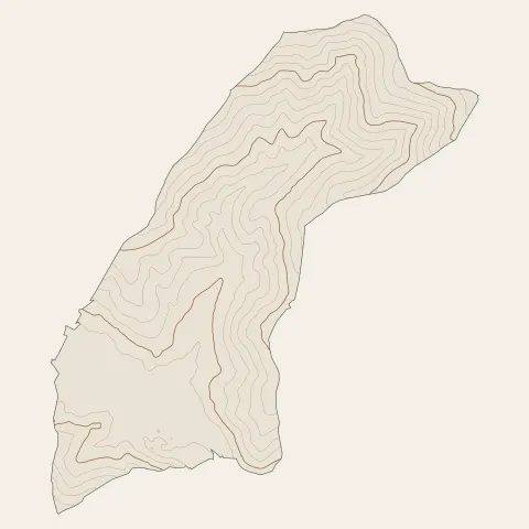 Saint-Amarin : courbes de niveau