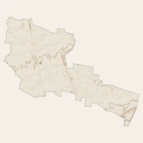 Sainte-Croix-en-Plaine : courbes de niveau