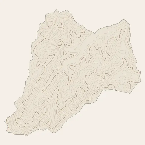 Sainte-Marie-aux-Mines : courbes de niveau