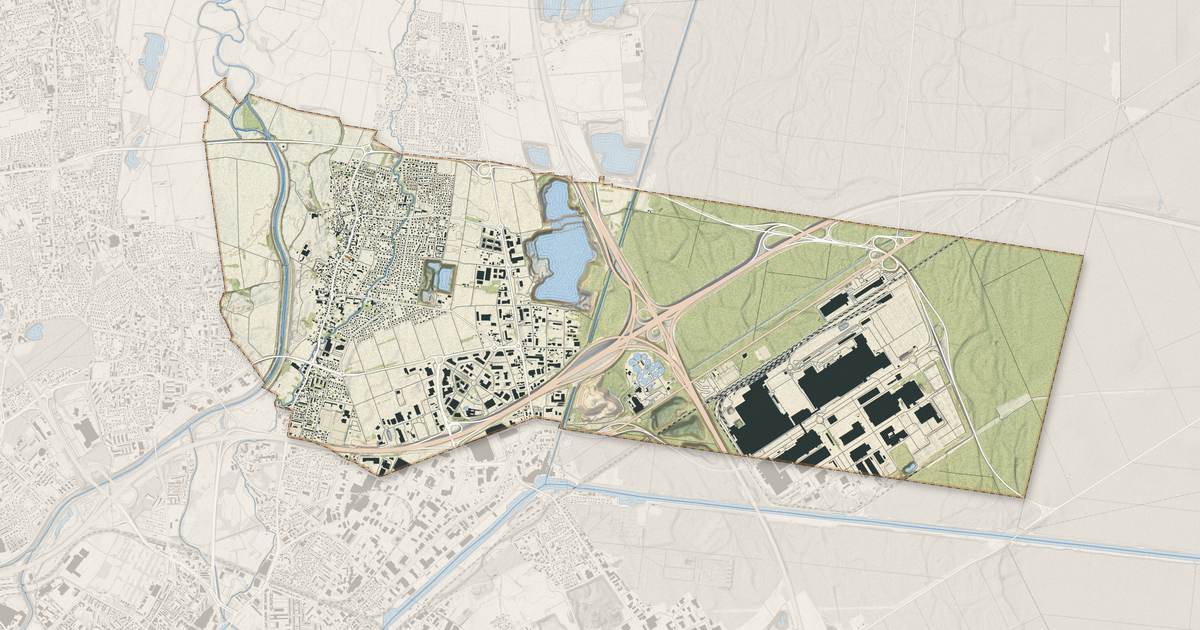 Portrait cartographique de Sausheim : relief, eau, forêts, bâti et voies, calculés à partir des données de l'IGN