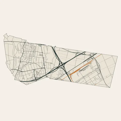 Sausheim : voies