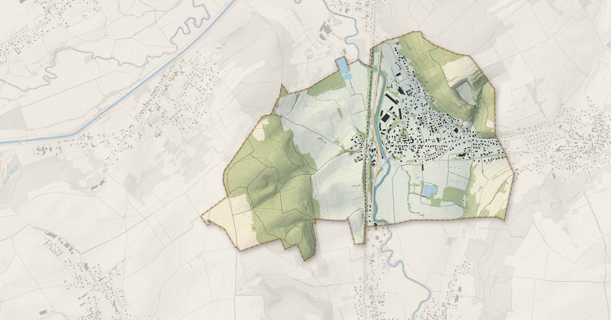 Portrait cartographique de Tagolsheim : relief, eau, forêts, bâti et voies, calculés à partir des données de l'IGN