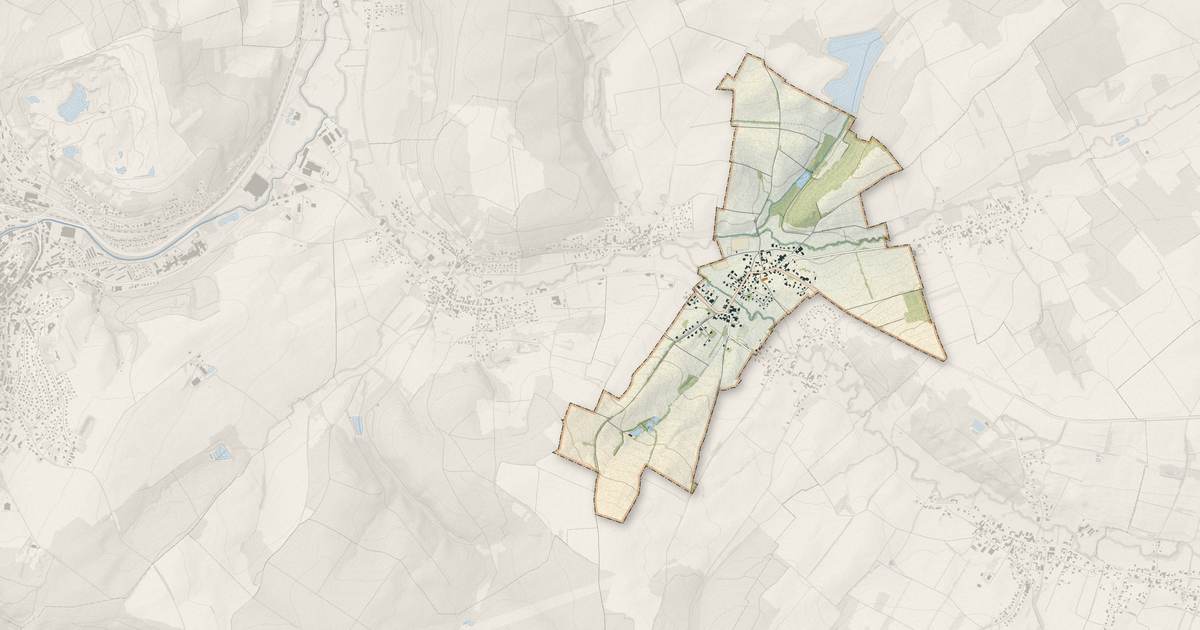 Portrait cartographique de Tagsdorf : relief, eau, forêts, bâti et voies, calculés à partir des données de l'IGN