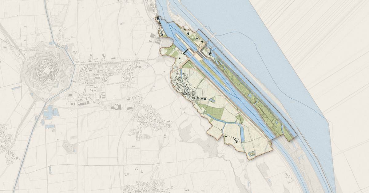 Portrait cartographique de Vogelgrun : relief, eau, forêts, bâti et voies, calculés à partir des données de l'IGN