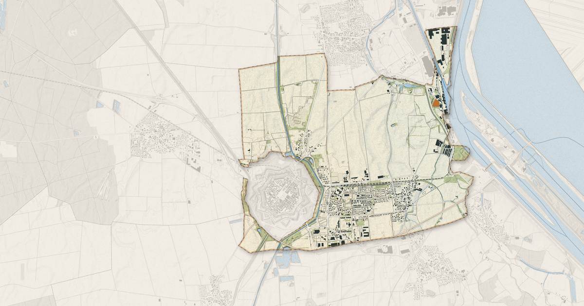 Portrait cartographique de Volgelsheim : relief, eau, forêts, bâti et voies, calculés à partir des données de l'IGN