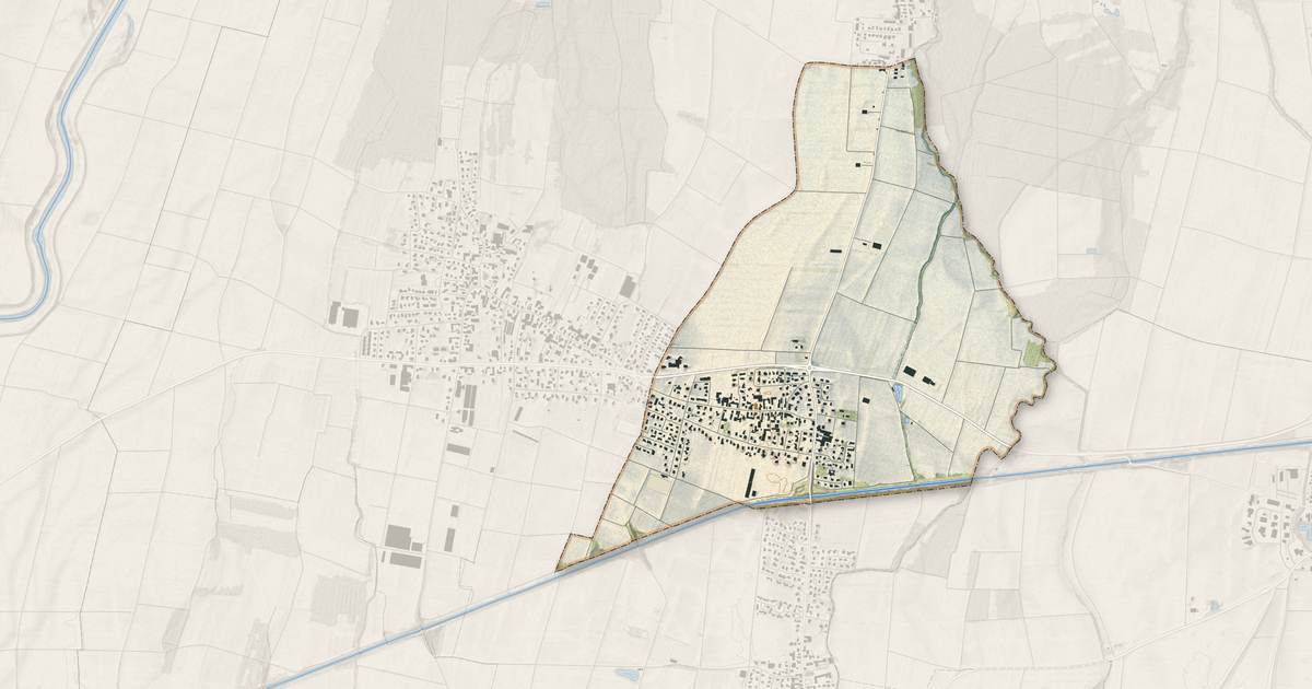 Portrait cartographique de Wickerschwihr : relief, eau, forêts, bâti et voies, calculés à partir des données de l'IGN
