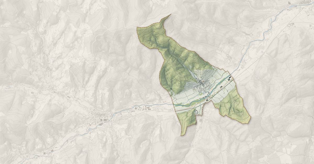 Portrait cartographique de Wihr-au-Val : relief, eau, forêts, bâti et voies, calculés à partir des données de l'IGN