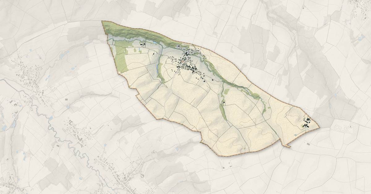 Portrait cartographique de Willer : relief, eau, forêts, bâti et voies, calculés à partir des données de l'IGN