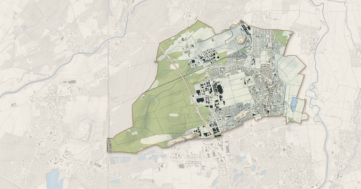 Portrait cartographique de Wittenheim : relief, eau, forêts, bâti et voies, calculés à partir des données de l'IGN