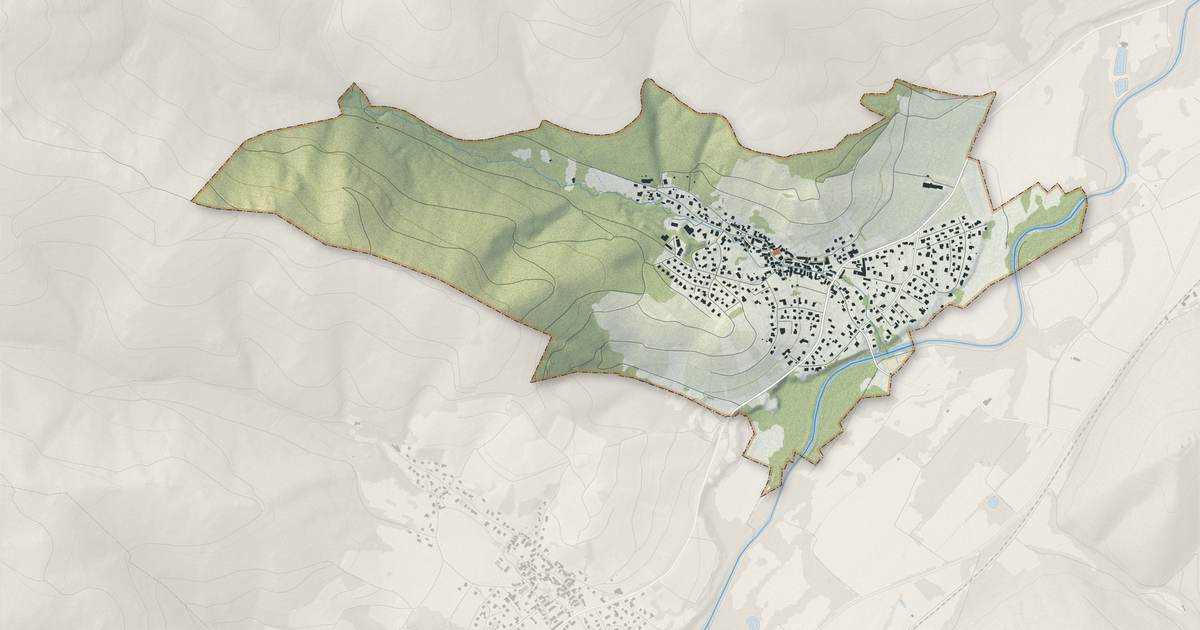 Portrait cartographique de Zimmerbach : relief, eau, forêts, bâti et voies, calculés à partir des données de l'IGN