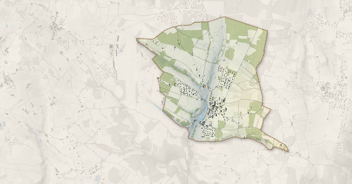 Portrait cartographique de Alix : relief, eau, forêts, bâti et voies, calculés à partir des données de l'IGN