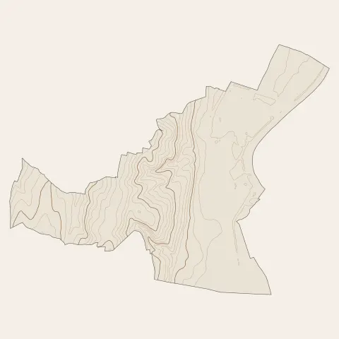 Anse : courbes de niveau