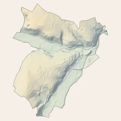 L'Arbresle : relief