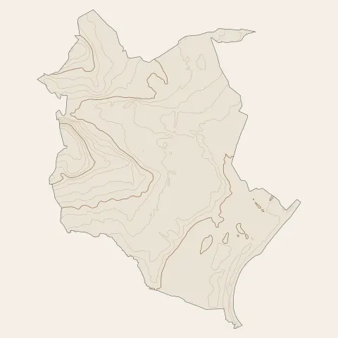 Belleville-en-Beaujolais : courbes de niveau