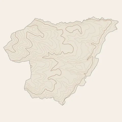 Bessenay : courbes de niveau