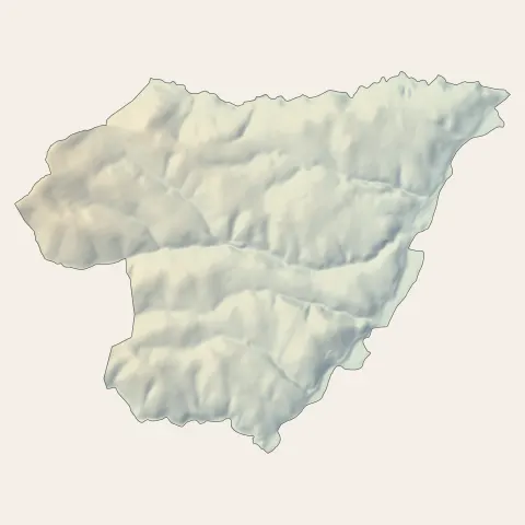 Bessenay : relief