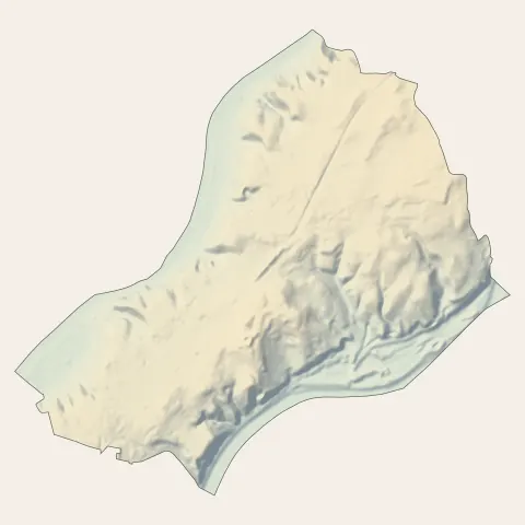Caluire-et-Cuire : relief