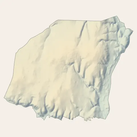 Chaponost : relief