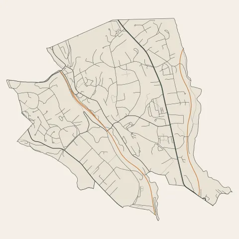 Charbonnières-les-Bains : voies