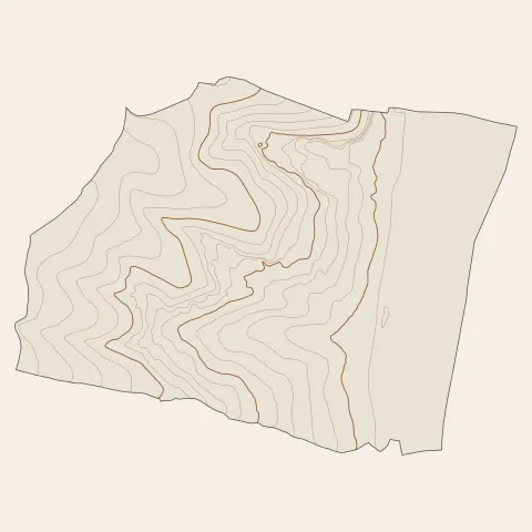 Couzon-au-Mont-d'Or : courbes de niveau