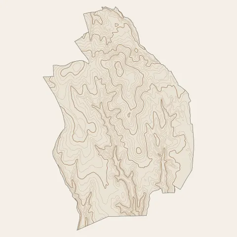 Dardilly : courbes de niveau
