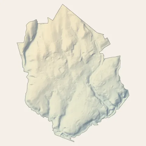 Écully : relief
