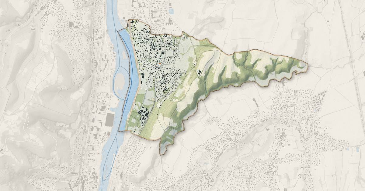 Portrait cartographique de Fleurieu-sur-Saône : relief, eau, forêts, bâti et voies, calculés à partir des données de l'IGN