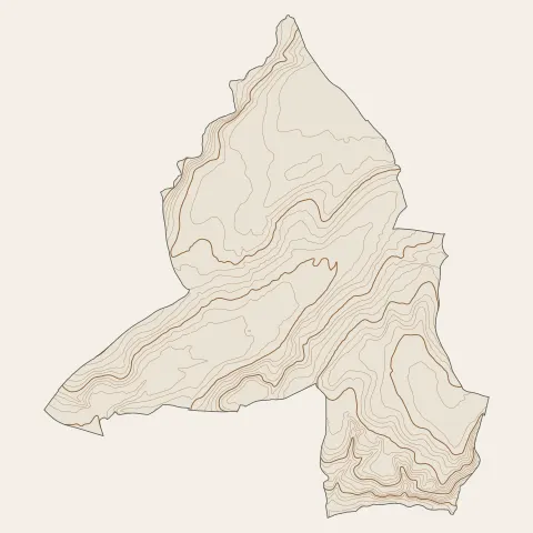 Fontaines-Saint-Martin : courbes de niveau
