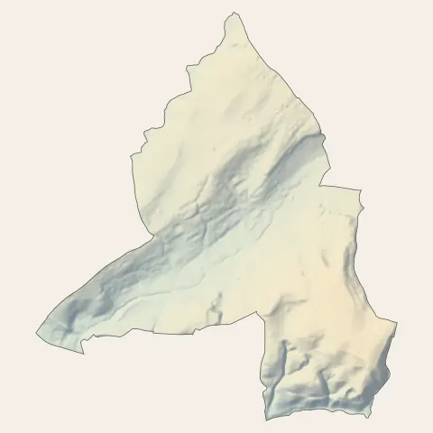 Fontaines-Saint-Martin : relief