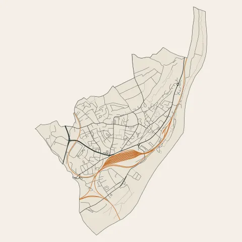 Grigny-sur-Rhône : voies