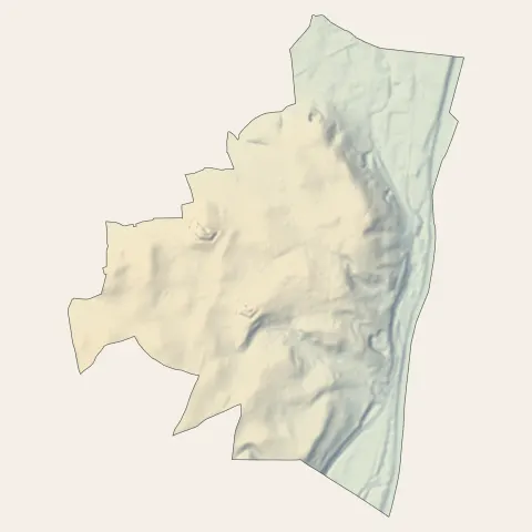 Irigny : relief
