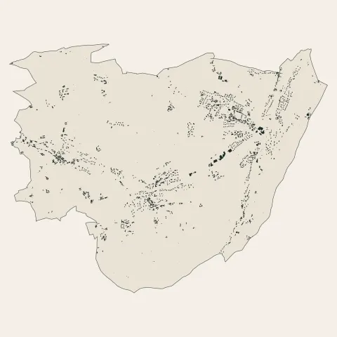 Porte des Pierres Dorées : bâti