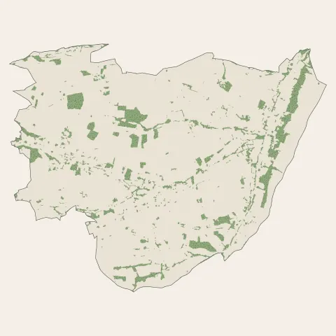 Porte des Pierres Dorées : bois, forêts et landes