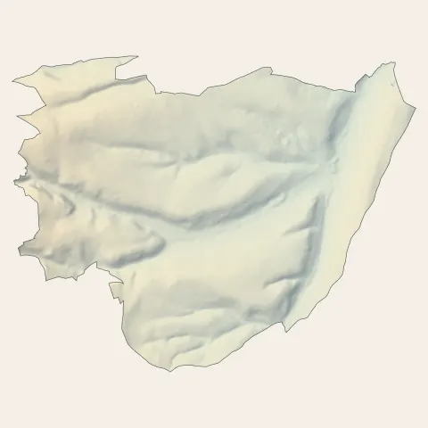 Porte des Pierres Dorées : relief