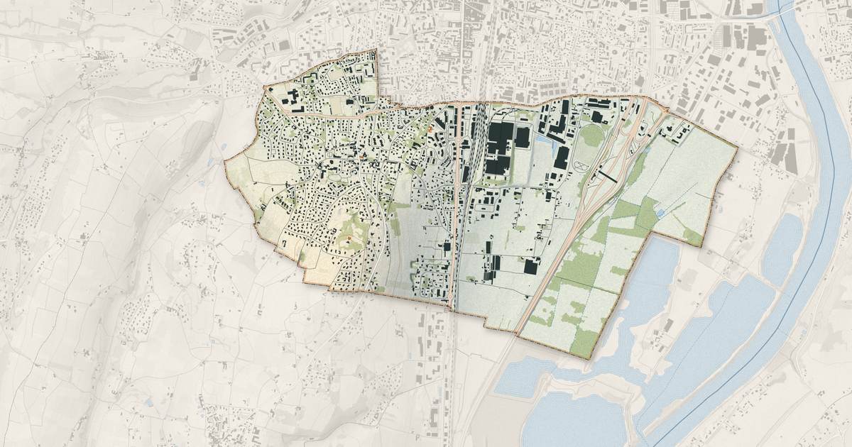 Portrait cartographique de Limas : relief, eau, forêts, bâti et voies, calculés à partir des données de l'IGN