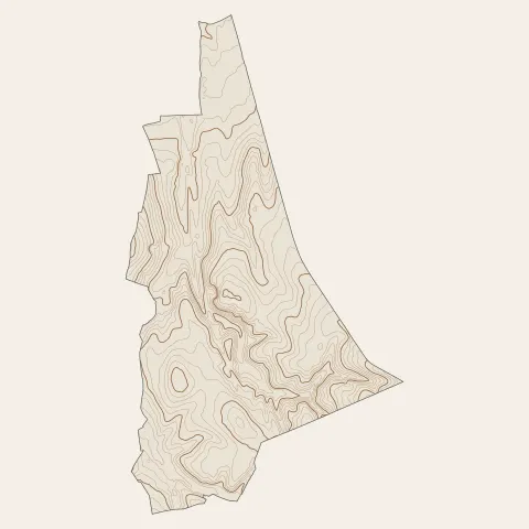 Lissieu : courbes de niveau