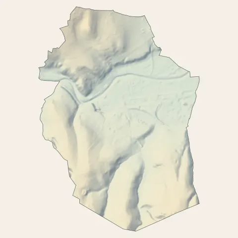 Lozanne : relief