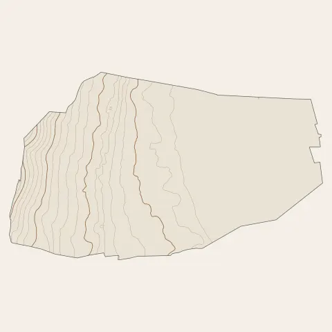 Lucenay : courbes de niveau