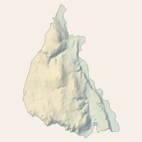 Montagny : relief