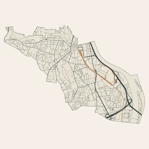 Oullins-Pierre-Bénite : voies
