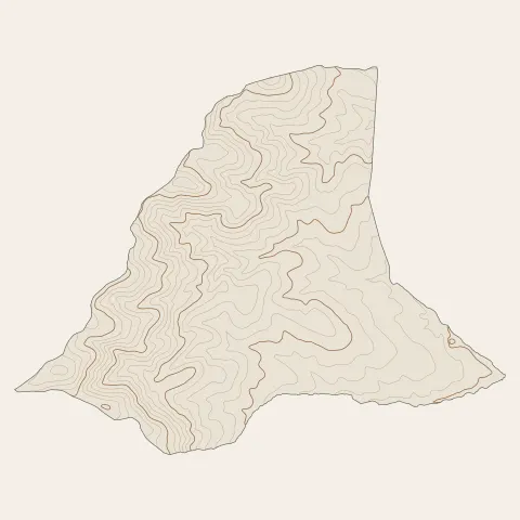Pollionnay : courbes de niveau