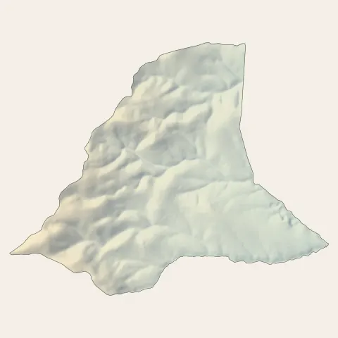 Pollionnay : relief