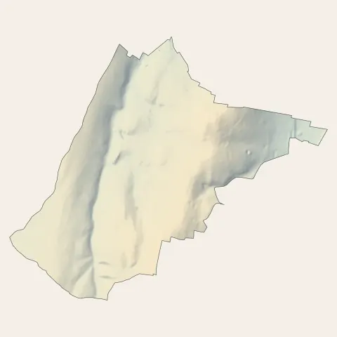 Pommiers : relief