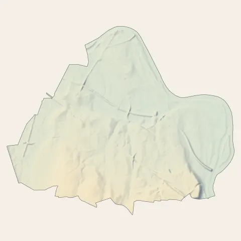 Quincieux : relief
