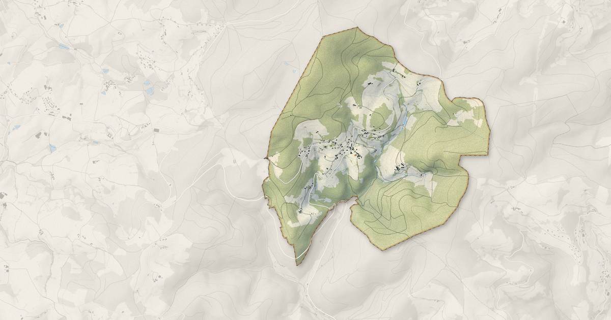 Portrait cartographique de Saint-Appolinaire : relief, eau, forêts, bâti et voies, calculés à partir des données de l'IGN