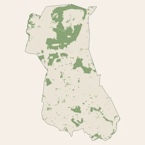 Saint-Germain-Nuelles : bois, forêts et landes