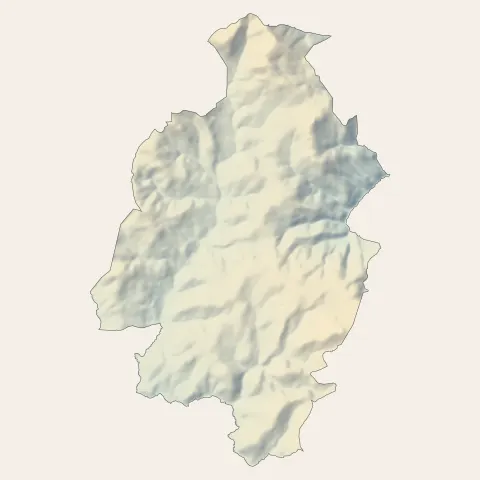Saint-Martin-en-Haut : relief